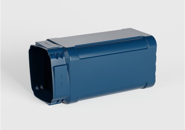 Image shows BK 45 120 A blue 02 HDPE 01