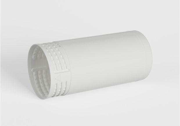 Image shows TX 45 120 A white 01 HDPE 01